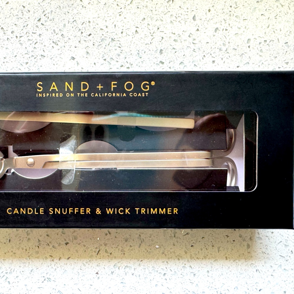 Sand + Fog Candle Snuffer & Wick Trimmer Set